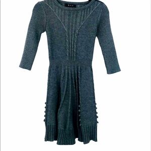 M A K women’s‎ gray sweater Dress Long sleeve small